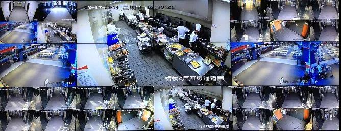 明厨亮灶视频监控系统大屏显示
